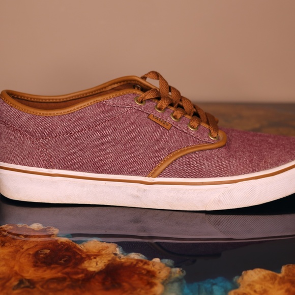 VANS ATWOOD LOW BURGUNDY/TAN - Picture 2 of 5